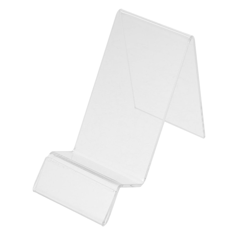 Hemobllo 5pcs Acrylic Phone Display Stand Label Holder for Retail Store Lightweight Cellphone Support Modern Design for Use