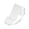 Hemobllo 5pcs Acrylic Phone Display Stand Label Holder for Retail Store Lightweight Cellphone Support Modern Design for Use view 2