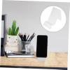 Hemobllo 5pcs Acrylic Phone Display Stand Label Holder for Retail Store Lightweight Cellphone Support Modern Design for Use view 4