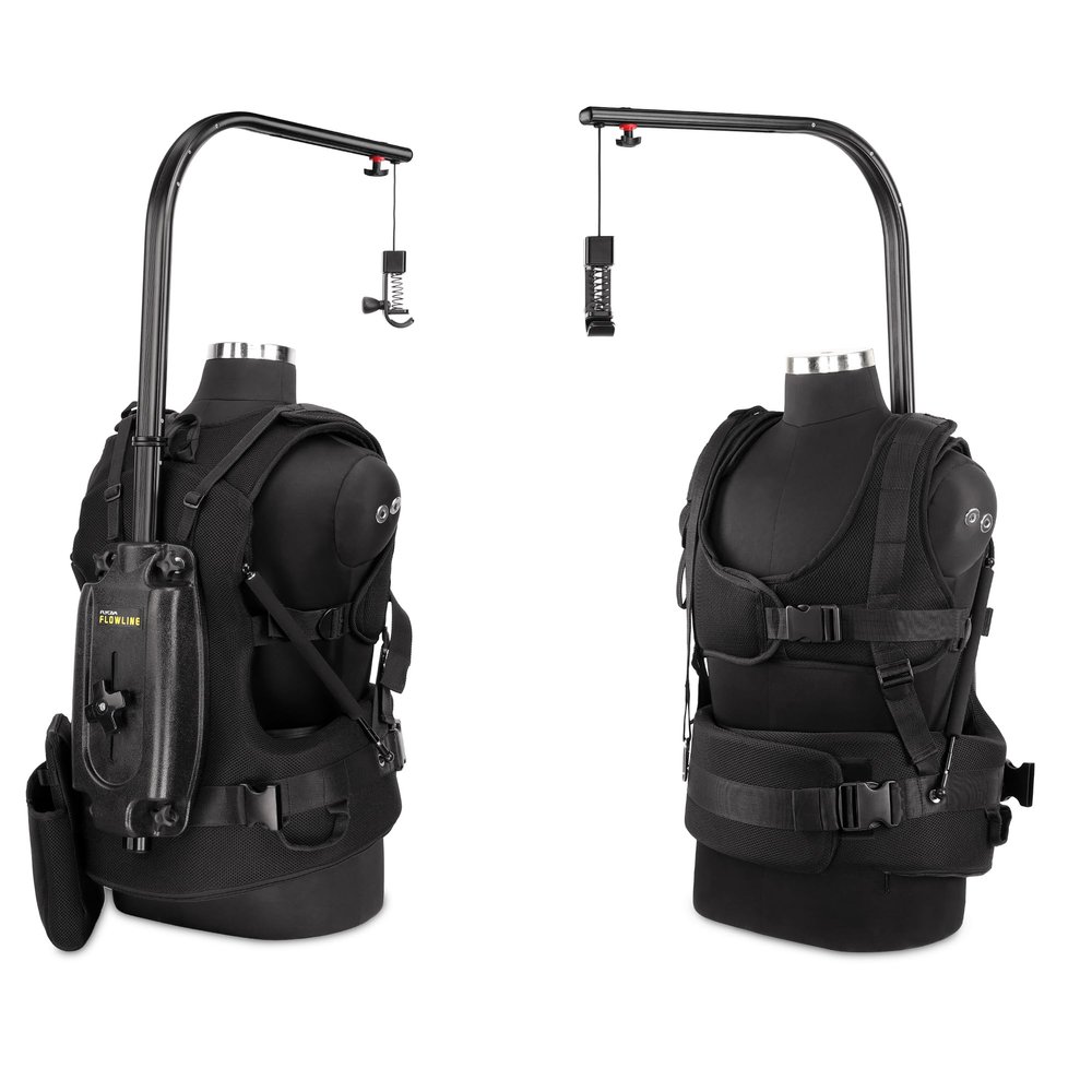 FLYCAM Starter Female Flowline Professional Support for Camera & Gimbals. Breathable Harness (Size S/M/L). Offers Top Bar 180 Rotation & Payload: 3-7.5kg / 6-16lb (B-FLCM-FLN-FM)