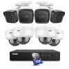 ANNKE 5MP PoE Security Camera System, 8MP Super HD 8 Channel NVR Surveillance System with 6TB Hard Drive, 8pcs 5MP IP Indoor/Outdoor Wired POE Cameras with Build-in Mic,IP67, Color Night Vision view 1