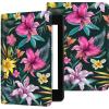 for Kindle 10th Generation 2019 Case, Durable PU Leather Kindle Cover 10th Generation, Adjustable Stand with Auto Sleep/Wake Smart Cover (Not fit Kindle Oasis or Kindle 2022), Tropical Flower view 1