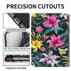 for Kindle 10th Generation 2019 Case, Durable PU Leather Kindle Cover 10th Generation, Adjustable Stand with Auto Sleep/Wake Smart Cover (Not fit Kindle Oasis or Kindle 2022), Tropical Flower view 2