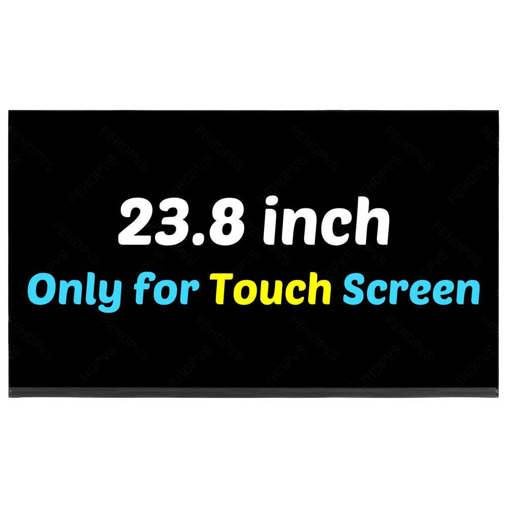 PEHDPVS Replacement for HP Pavilion 854572-005 24-X037C 24-X001NI FHD 1920X1080 23.8 Inch LCD Screen Display Assembly Panel (Only for Touch Version)