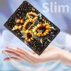 for Kindle 10th Generation 2019 Case, Durable PU Leather Kindle Cover 10th Generation, Adjustable Stand with Auto Sleep/Wake Smart Cover (Not fit Kindle Oasis or Kindle 2022), Sunflower view 4