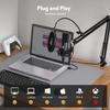 DirectNine Basics USB Microphone, 192KHZ/24Bit Plug & Play PC Computer Podcast Condenser Cardioid Metal Mic Kit with Professional Sound Chipset for Recording, Gaming, Singing, YouTube (AU-A04) view 4