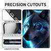 for Kindle 10th Generation 2019 Case, Durable PU Leather Kindle Cover 10th Generation, Adjustable Stand with Auto Sleep/Wake Smart Cover (Not fit Kindle Oasis or Kindle 2022), Wolf view 2