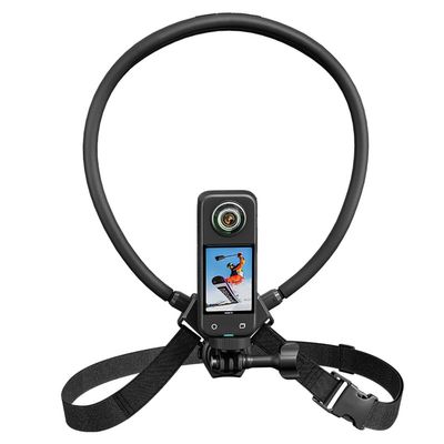Magnetic Neck Cell Phone Holder for iPhone/Insta/Action/GoPro/Pocket,Hanging Neck Fixing Bracket,POV/Vlog Recording Necklace Lanyard Selfie Hand Free Neck Phone Mount Stand1138214 Standard