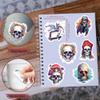 102 Pack Cool Skull Stickers for Adults,Fun Skull Stickers Vinyl Waterproof Sticker for Decor Party Favors for Water Bottle,Luggage,Laptop,Gothic and Horror Sticker for Adults view 4