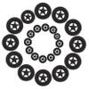 FOMIYES 20pairs Silicone Glasses Eyewear Retainers for Comfort and Grip Eyeglasses Accessories for Work and Exercise Black view 1