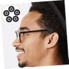 FOMIYES 20pairs Silicone Glasses Eyewear Retainers for Comfort and Grip Eyeglasses Accessories for Work and Exercise Black view 3