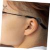 FOMIYES 20pairs Silicone Glasses Eyewear Retainers for Comfort and Grip Eyeglasses Accessories for Work and Exercise Black view 4