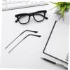 COOLHIYA 1pair Metal Glasses Arm Replacement Stylish Electroplated Eyeglasses Temples for Comfort and Durability for Sunglasses and Eyewear Repair view 3
