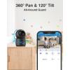 DirectNine Basics 3MP WiFi Smart Security Camera Black, 4.49 x 2.76 x 2.76 in view 3