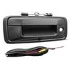 Backup Camera Tailgate Handle with Keyhole Fit for Chevrolet Chevy Silverado GMC Sierra 2014-2015 Replace 23128692, Rear View Camera Liftgate Latch Door Handle with Harness Black