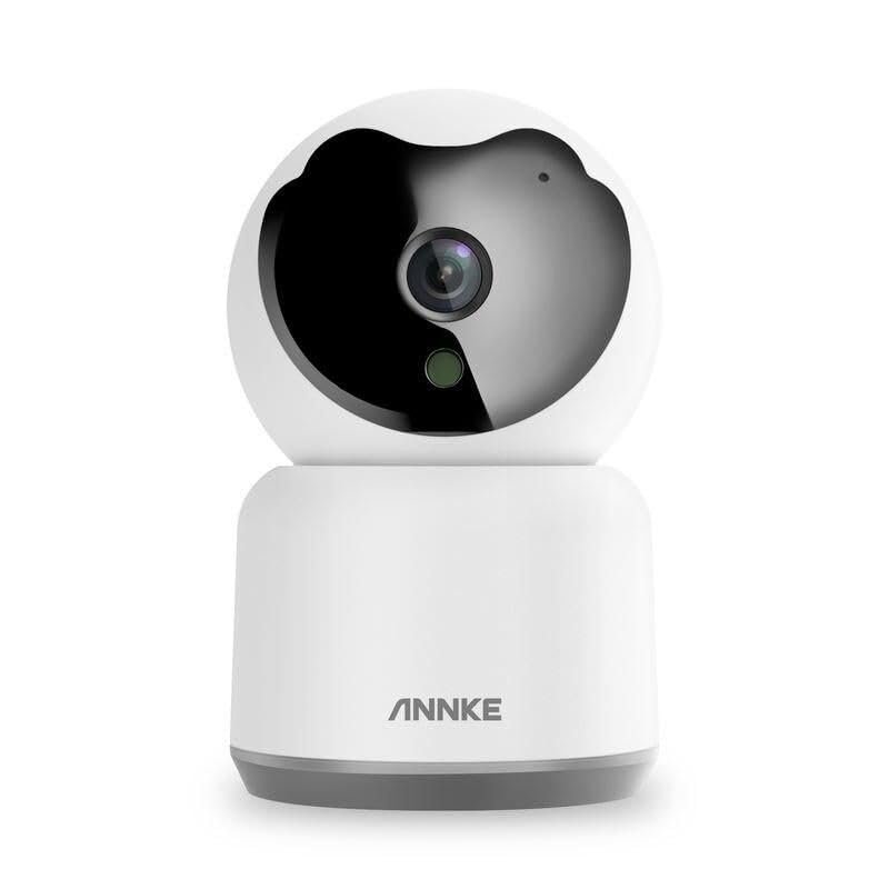 DirectNine Basics 3MP WiFi Smart Security Camera White, 4.49 x 2.76 x 2.76 in