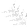 4pcs Mirror Decals for Bathroom Peel and Stick Mirror Frame Border Decorative Corner Onlay Stickers view 1