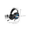 Angoily Professional Stereo Gaming Headset with Noise-Cancelling Microphone Comfortable Over-Ear Design for Laptop and Gaming Movies and Video Chat view 2