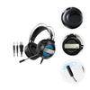 Angoily Professional Stereo Gaming Headset with Noise-Cancelling Microphone Comfortable Over-Ear Design for Laptop and Gaming Movies and Video Chat view 4
