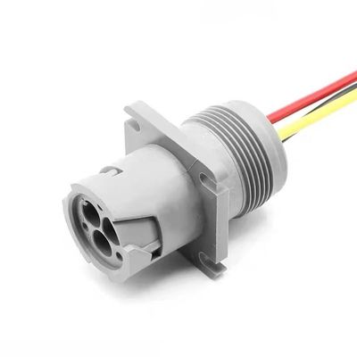 DLAHPJPT Automotive Electrical connectors 3 Pin De/UTS/*ch Auto Electronic wat/erp/;ro/of Diagnostic Interface pl;/UG Connector Wire Harness HD16-3-96S HD14-3-96P HD10-3-96P(3P Flange Type,1 Pc)