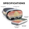 Glossy Glitter Skin Compatible with Beats Solo 4 - Sunset Forest - Premium 3M Vinyl Protective Wrap Decal Cover - Easy to Apply | Crafted in The USA by MightySkins view 2