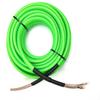 Xscorpion 50ft 14 Gauge Snakeskin Braided Sleeving Speaker Wire Copper Marine Car Audio Automotive 14 AWG (Green) view 1