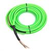 Xscorpion 50ft 14 Gauge Snakeskin Braided Sleeving Speaker Wire Copper Marine Car Audio Automotive 14 AWG (Green) view 2