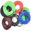 Xscorpion 50ft 14 Gauge Snakeskin Braided Sleeving Speaker Wire Copper Marine Car Audio Automotive 14 AWG (Green) view 3