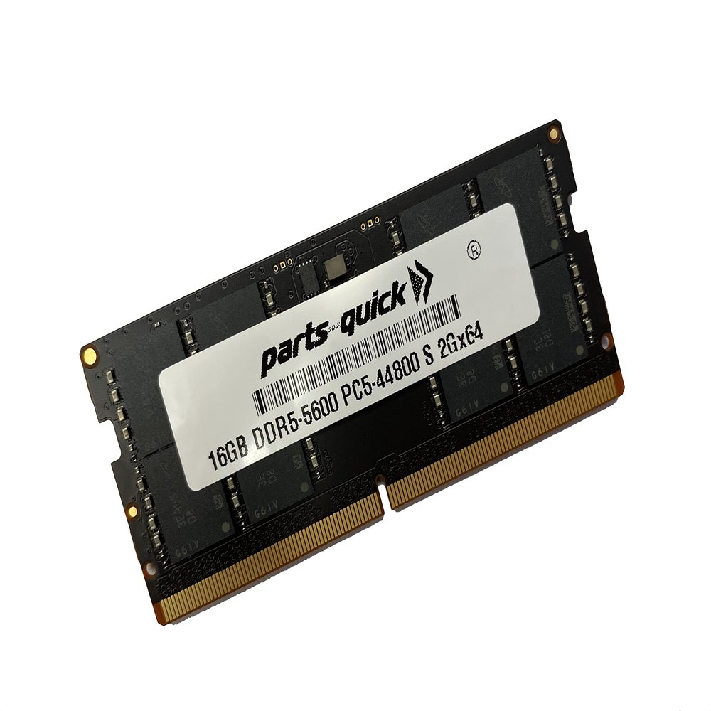 parts-quick 16GB Memory for Lenovo Legion PRO 7 16IRX8H / PRO 7i 16IRX8H Compatible DDR5-5600 SoDIMM RAM