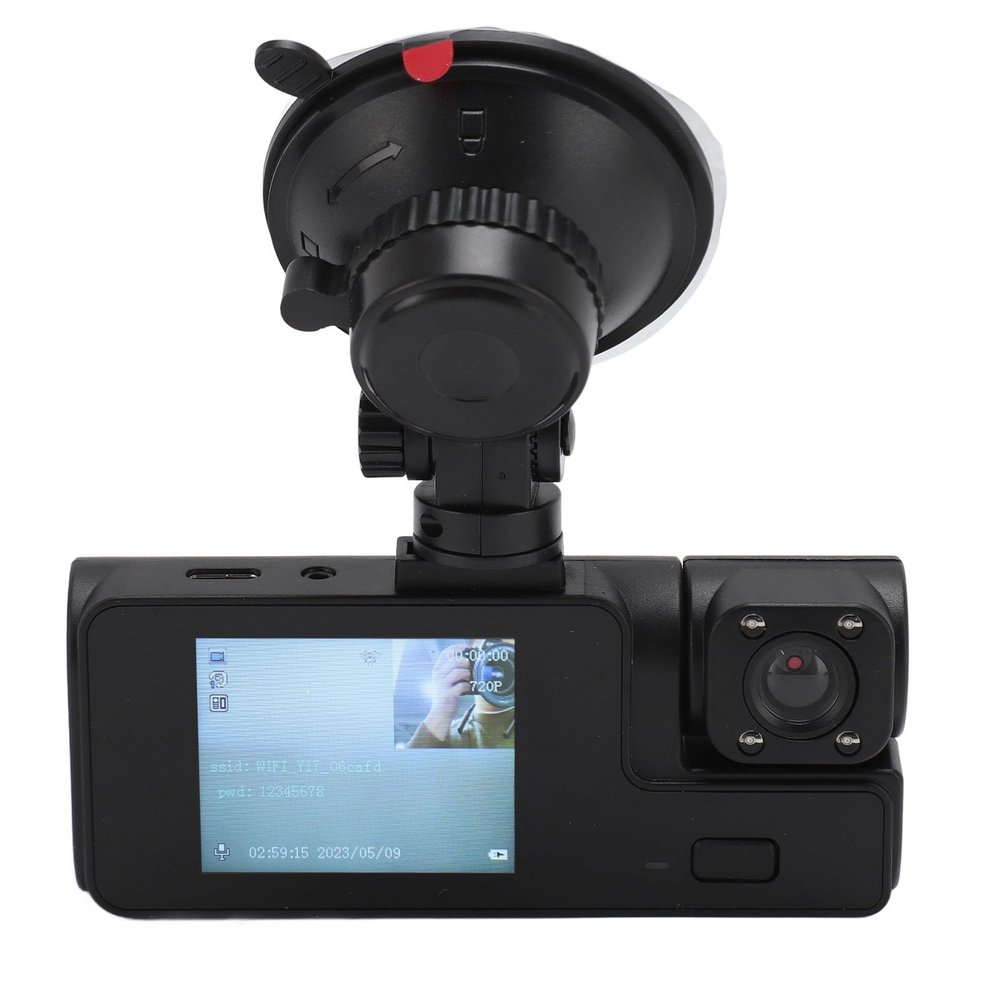 3 Channel Dash Cam S16 Recorder Camera for Night 170 Infrared Vehicle for Dash Camera Support Supported in Visor Video