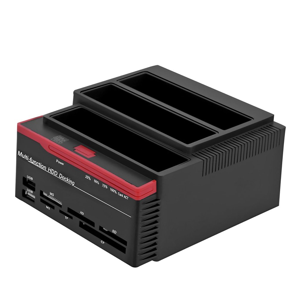 HDD Docking HDD Docking Station IDE Double Bay Hub Card Reader Bay Base for Dualbay Usb3.0 , IDE Hard Drive Dock Docking Stations (gernie0cm76nxdwv-01)