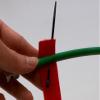 RIP-TIE 1" x 7" EconoWrap with Nylon Tie, Bundles Cables 5 Pack Green view 2