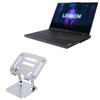 BoxWave Stand and Mount Compatible with Lenovo Legion Pro 7i (Gen 8) - Executive VersaView Laptop Stand, Ergonomic Adjustable Viewing Angle Metallic Riser - Metallic Silver view 1