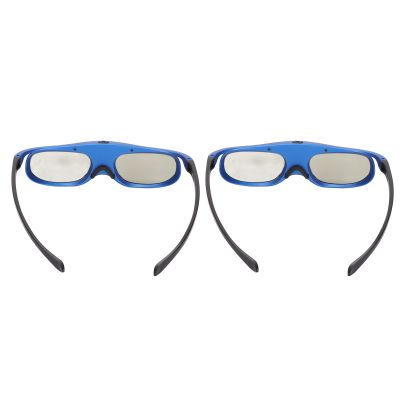 gernie 2 Pieces Dlp Link 3D Glasses Dlp Link 3D Glasses Active Shutter Glasses White Link for H1 Jmgo G1 G3 X1 Zx4 for Acer, Active 3D Glasses 144Hz, gerniemyr36kf8ig