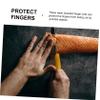 FRCOLOR 60pcs Protective Cotton Finger Cots Breathable Reusable Finger Sleeves for Tool Use Crafting Gardening Thickened Durable Design for Protection view 2