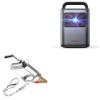 BoxWave Adapter Compatible with Nebula Cosmos Laser - Micro SD Card miniReader, USB Type-C OTG Reader USB3.0 Adapter Keychain - Metallic Silver view 1