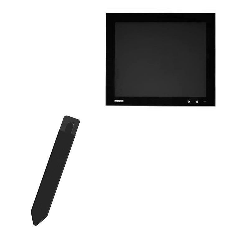 BoxWave Stylus Pouch Compatible with Advantech TPC-5172T - Stylus PortaPouch, Pen Stylii Holder Carrier Portable Self-Adhesive - Jet Black