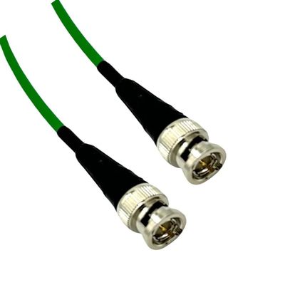 Cable Evolution 12G HD SDI Cable Mini RG59 - BNC to BNC - (1.0 Feet) (Green)