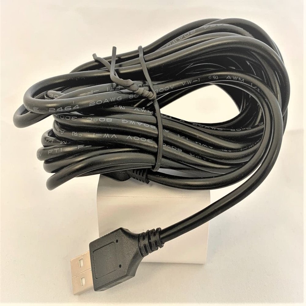 OMNIHIL 30FT High Speed Mini-USB Cable+Wall Charger Compatible with Canon imageFORMULA R10 Portable Document Scanner