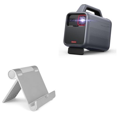 BoxWave Stand and Mount Compatible with Nebula Mars 3 - VersaView Aluminum Stand, Portable, Multi Angle Viewing Sturdy