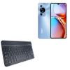 BoxWave Keyboard Compatible with Xgody Mate 50 - SlimKeys Bluetooth Keyboard, Portable Thin with Chiclet-Style Keys - Jet Black view 1