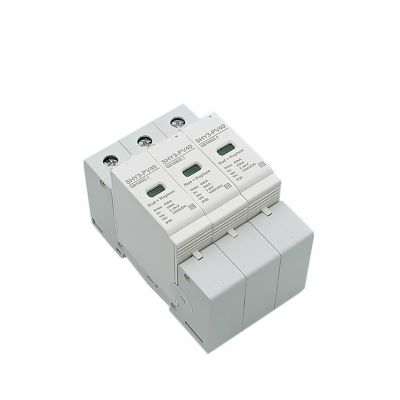 EQBVZZRD Arrester Device 3P DC SPD Solar Surge Protector 500V 600V 800V 1000V Outdoor Power Arrester Lightning Protection Device 10-20/20-40/30-60KA (Color : DC 600V, Size : 10-20KA)