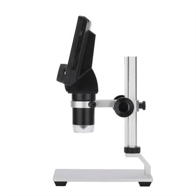 JOEBO Microscope Kit G1000 Digital Microscope 4.3" 8MP 1000X Digital Electronic Microscopio Magnifier Microscope Lens Adapters (Color : Metal Bracket)