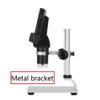 JOEBO Microscope Kit G1000 Digital Microscope 4.3" 8MP 1000X Digital Electronic Microscopio Magnifier Microscope Lens Adapters (Color : Metal Bracket) view 2
