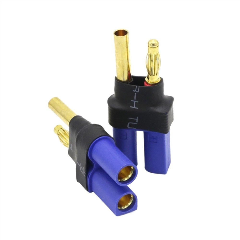1/2 / 5pcs EC5 Female to 4.0mm Banana Bullet Plug Connector (Color : 2 Pieces)