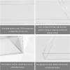 10cm/3.94in Height Acrylic Display Case Showcase,3/4/5mm Thick Clear Shallow Water Tank,Photography Storage Tray,Photo Posing Props,Cosmetic Advertising Shooting Props ( Color : 3mm-Clear , Size : 25x view 3