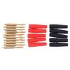 10pcs/lot 2mm Gold Plated Wilding Banana Plug Audio Speaker Amplifier Cable Wire Power Screw Jack Connector Adapter Random Color view 1
