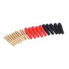 10pcs/lot 2mm Gold Plated Wilding Banana Plug Audio Speaker Amplifier Cable Wire Power Screw Jack Connector Adapter Random Color view 2
