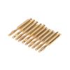 10pcs/lot 2mm Gold Plated Wilding Banana Plug Audio Speaker Amplifier Cable Wire Power Screw Jack Connector Adapter Random Color view 4