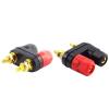 1pcs 5pcs Banana Plugs Jack Socket Connector Couple Speaker Terminals Red Black Connectors Amplifier Terminal Binding Post (Color : 1pcs) view 1